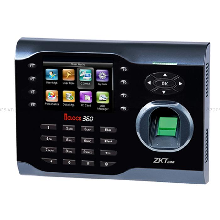 Máy Chấm Công Vân Tay Thẻ Từ iClock360