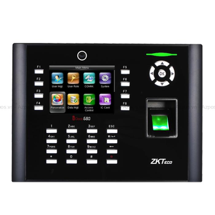 Máy Chấm Công Vân Tay Thẻ Từ iClock680