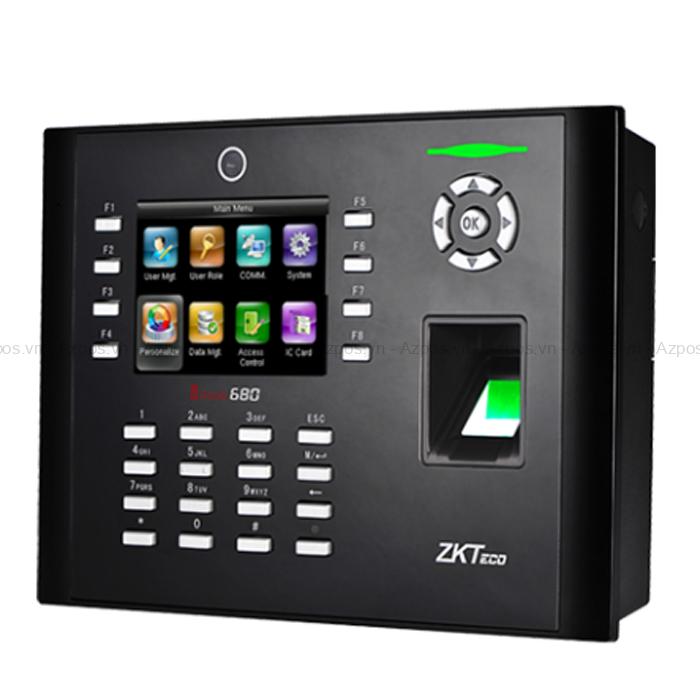 Máy Chấm Công Vân Tay Thẻ Từ iClock680