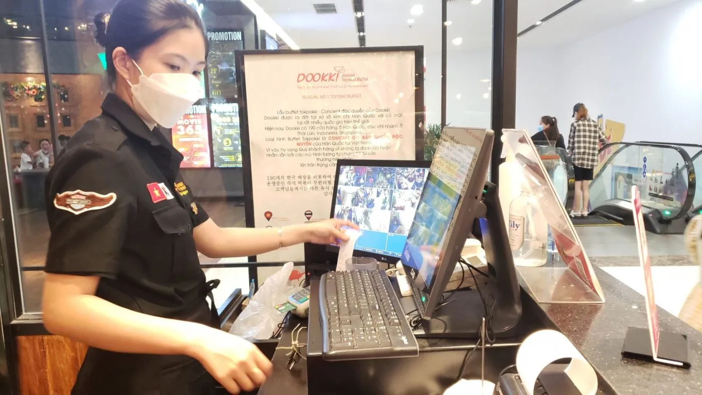 máy tính tiền tạp hóa