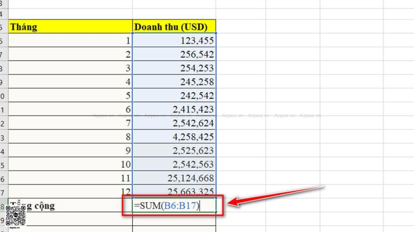 Một Số Hàm Tính Toán Phổ Biến Trong Excel