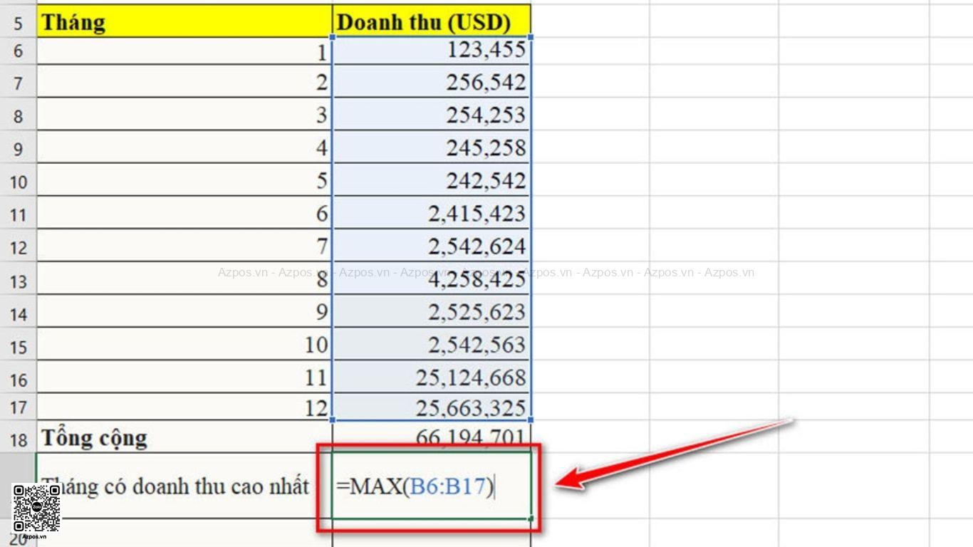 Một Số Hàm Tính Toán Phổ Biến Trong Excel