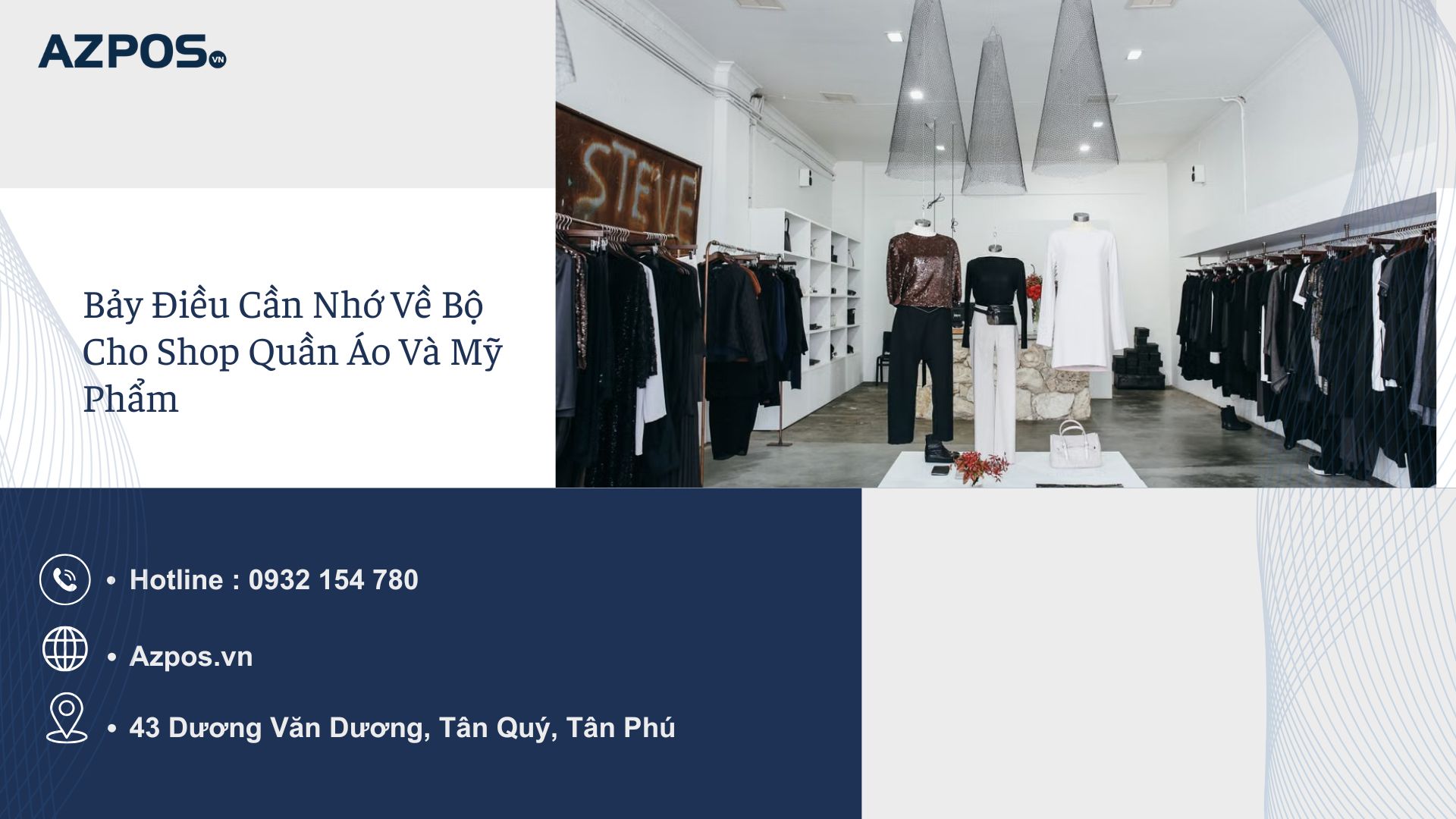 Bảy Điều Cần Nhớ Về Bộ Cho Shop Quần Áo Và Mỹ Phẩm