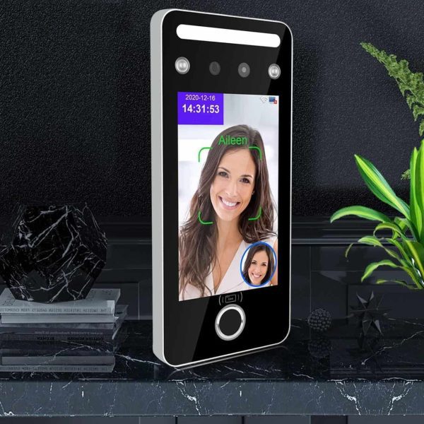 Máy chấm công khuôn mặt kết hợp đo thân nhiệt AI09TF