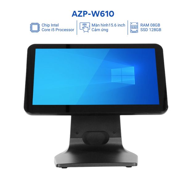 Máy Tính Tiền AZP-W610/ Core i5/ RAM 08GB/ SSD 128GB/ 15.6 inch
