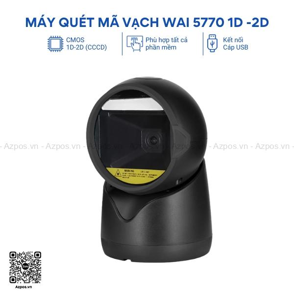 Máy Quét Mã Vạch Winson WAI-5770 (1D- 2D Để Bàn)