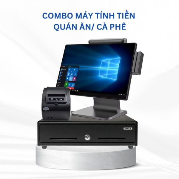 COMBO Bộ Máy Tính Tiền Cho Quán Cà Phê / Nhà Hàng/ Quán Ăn