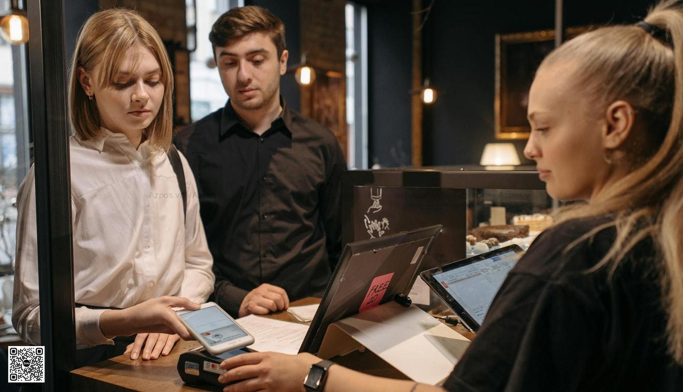 Quầy thanh toán quán cafe giúp xử lý bill nhanh
