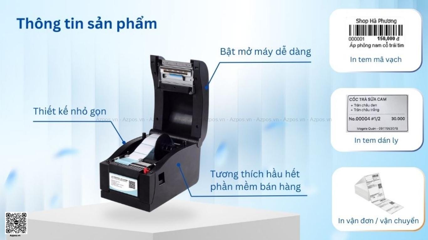 Máy in mã vạch Xprinter 350B
