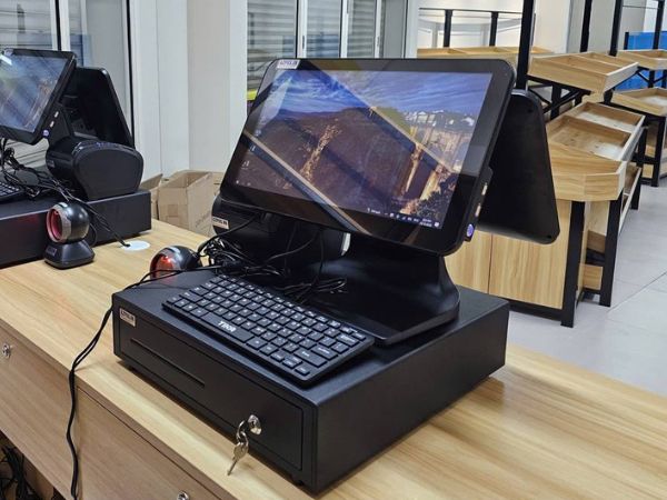 Máy POS cảm ứng 2 màn hình