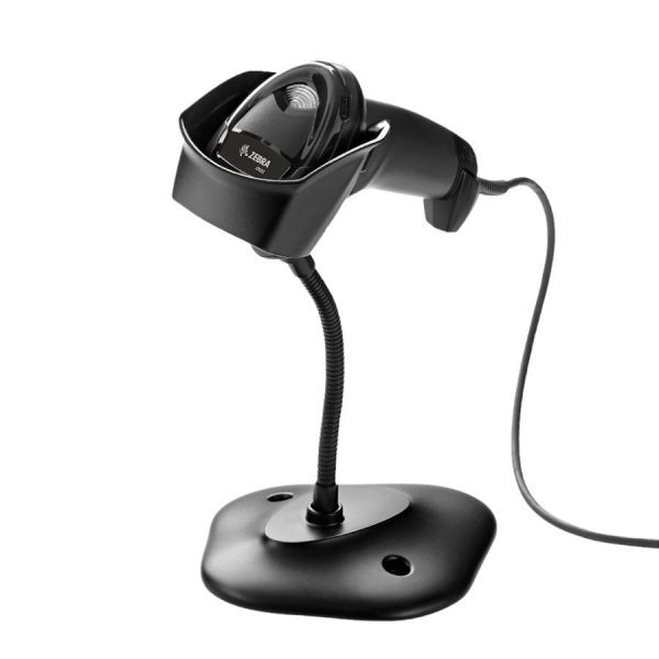 Máy quét đọc mã vạch Zebra DS2208 1D 2D có đế kèm máy