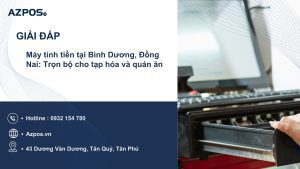 Máy tính tiền tại Bình Dương, Đồng Nai: Trọn bộ cho tạp hóa và quán ăn