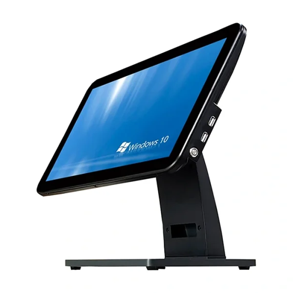 Máy tính tiền cảm ứng AZP-W610 màn hình 15.6 inch, chân đế thép chắc chắn